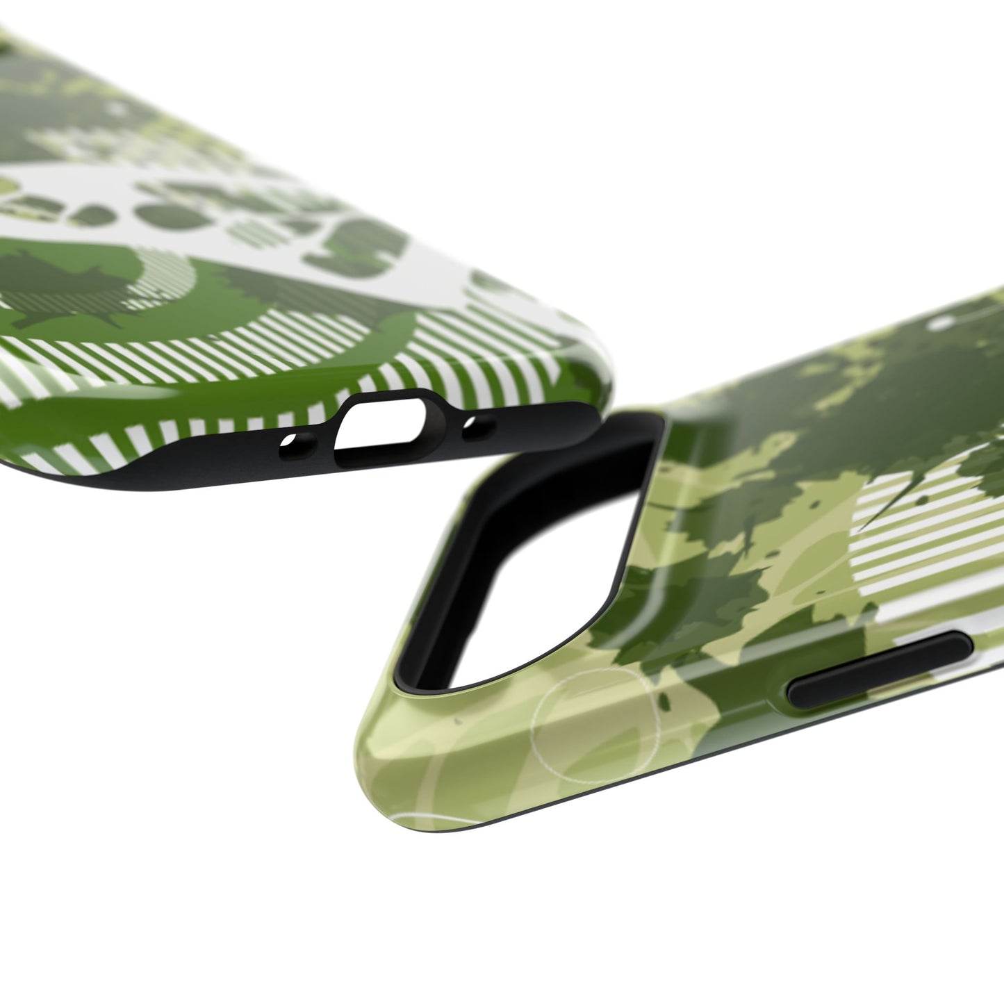 Green Echo Tough iPhone Case