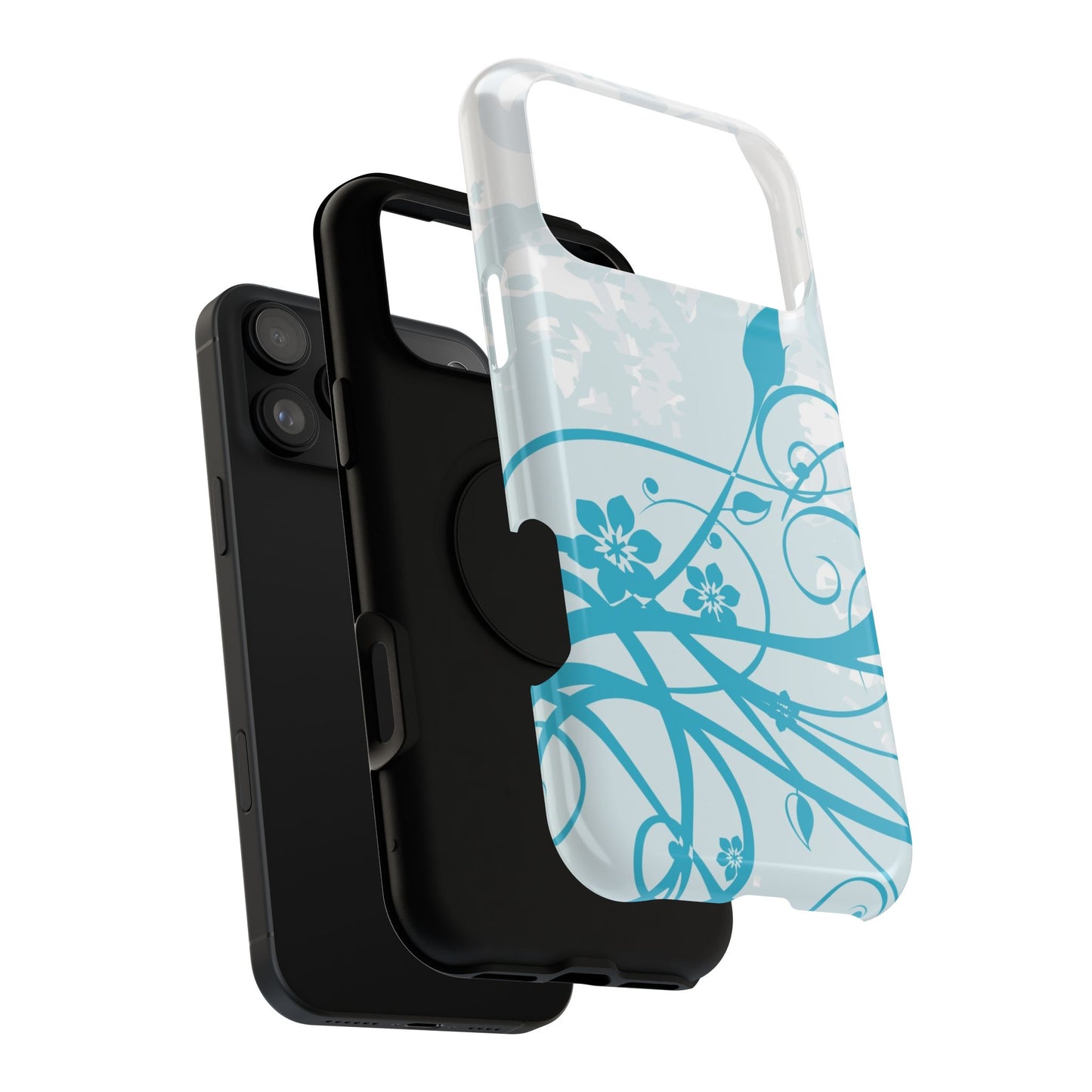 Blue Bloom Tough iPhone Case