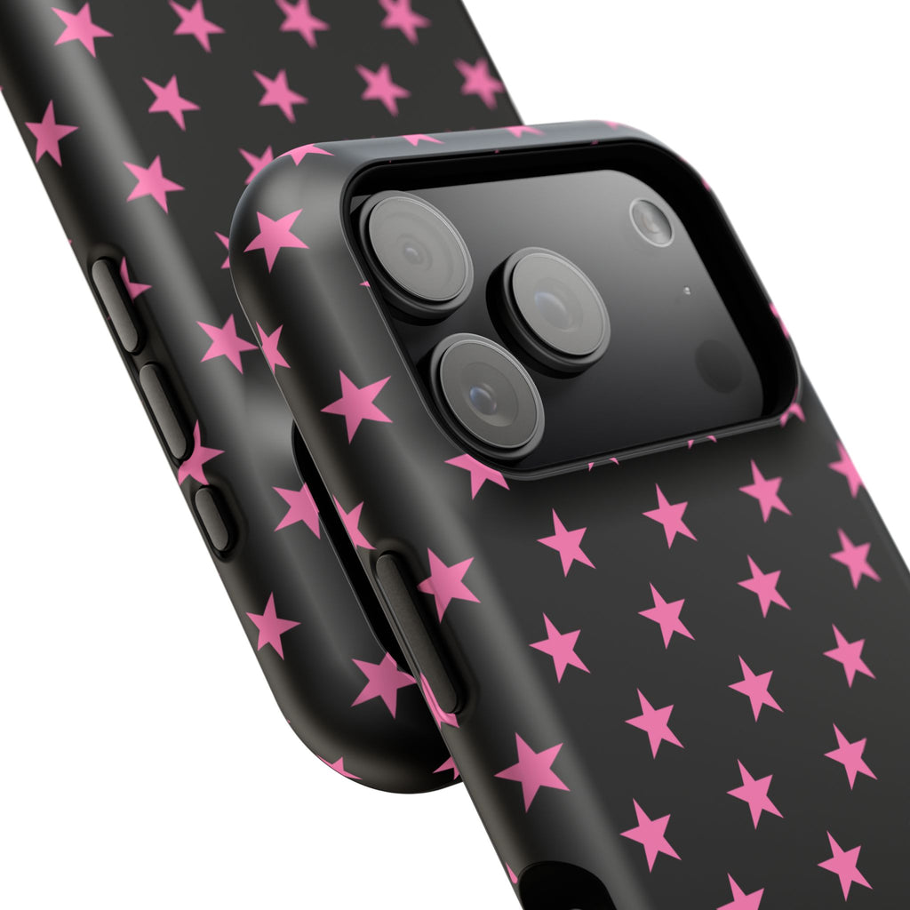 Pink Stars Tough iPhone Case