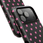 Pink Stars Tough iPhone Case