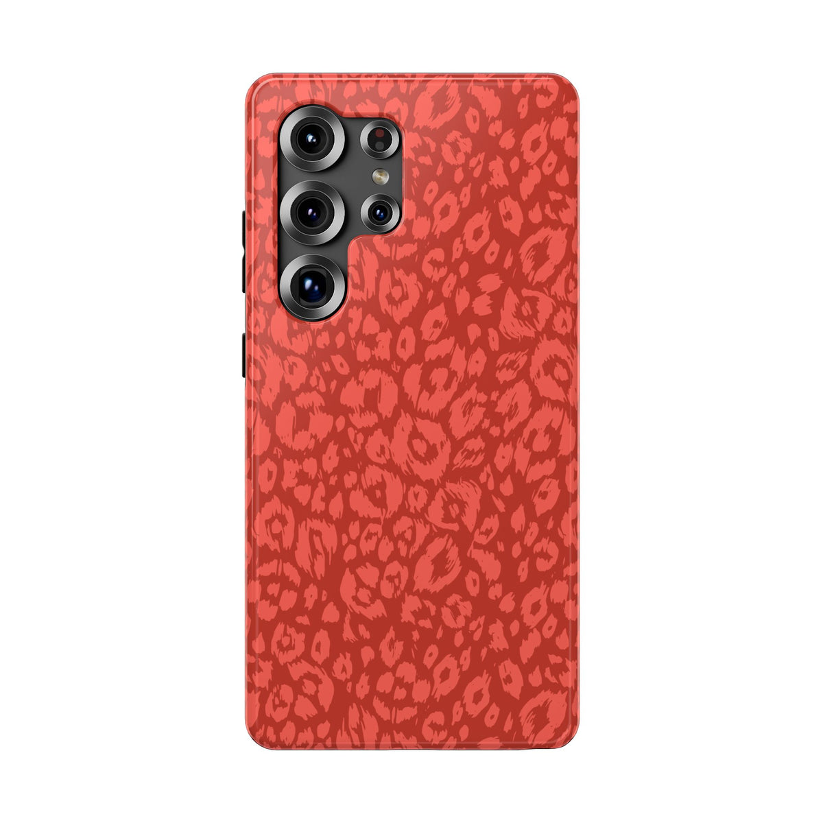 Red Leopard Tough Samsung Case