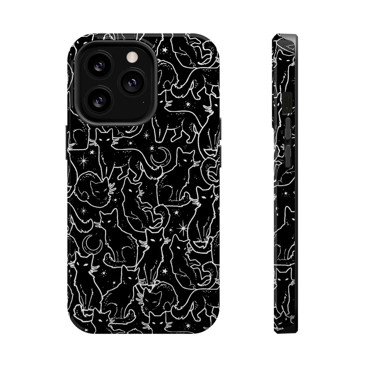 Black Cats MagSafe Tough iPhone Case