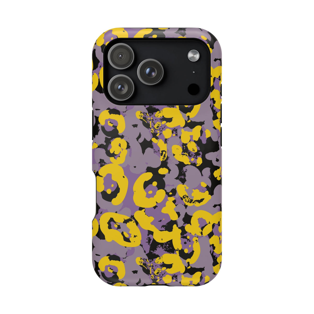 Yellow Leopard MagSafe Tough iPhone Case