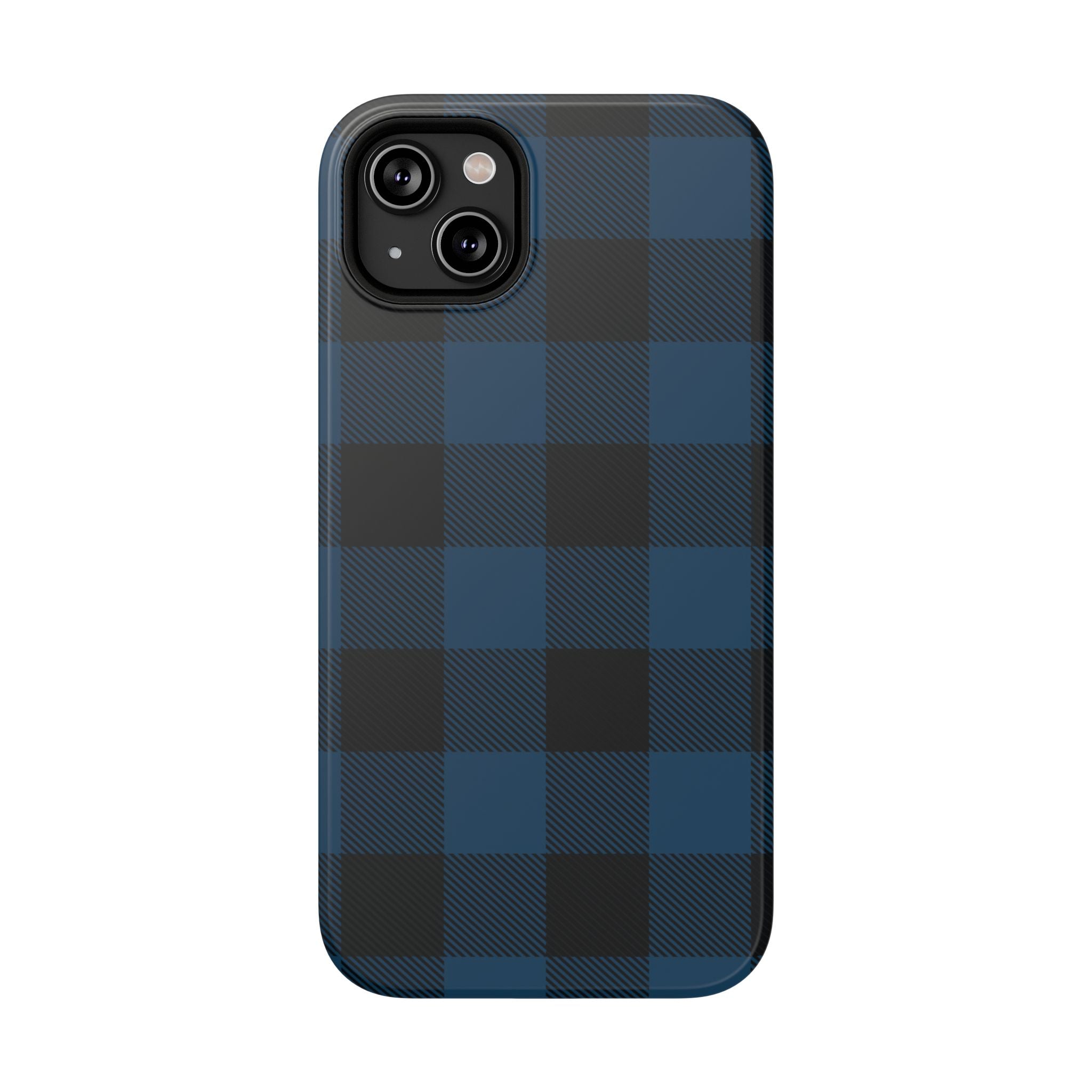 Blue Flannel Tough iPhone Case