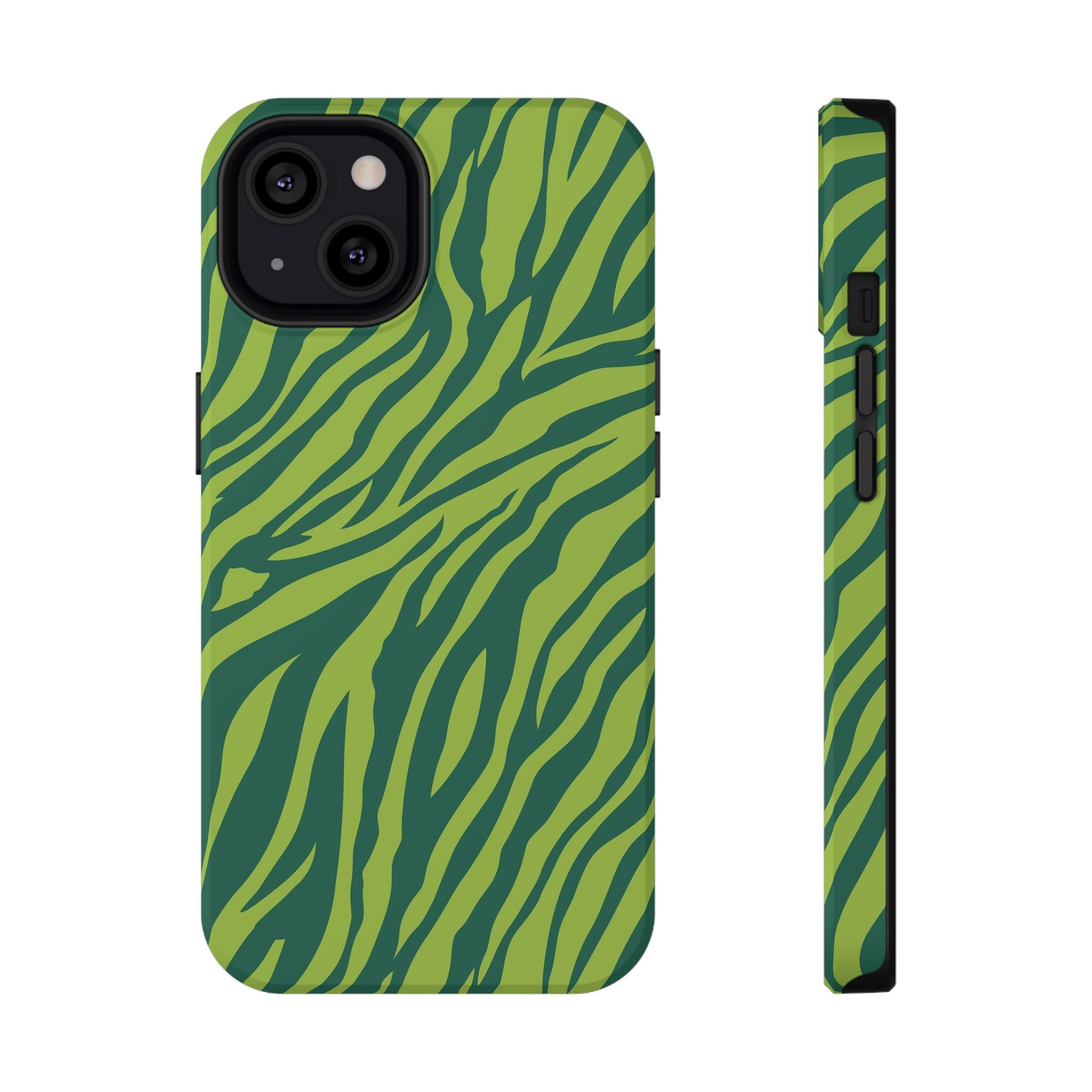 Green Zebra Tough iPhone Case