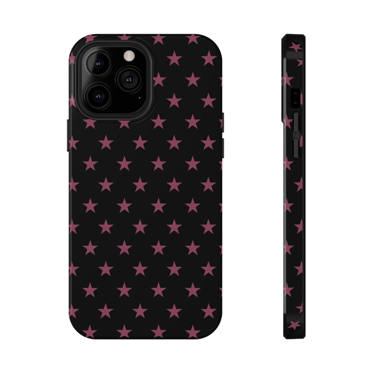 Burgundy Stars MagSafe Tough iPhone Case