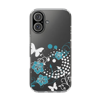 Ocean Bloom Clear Phone Case