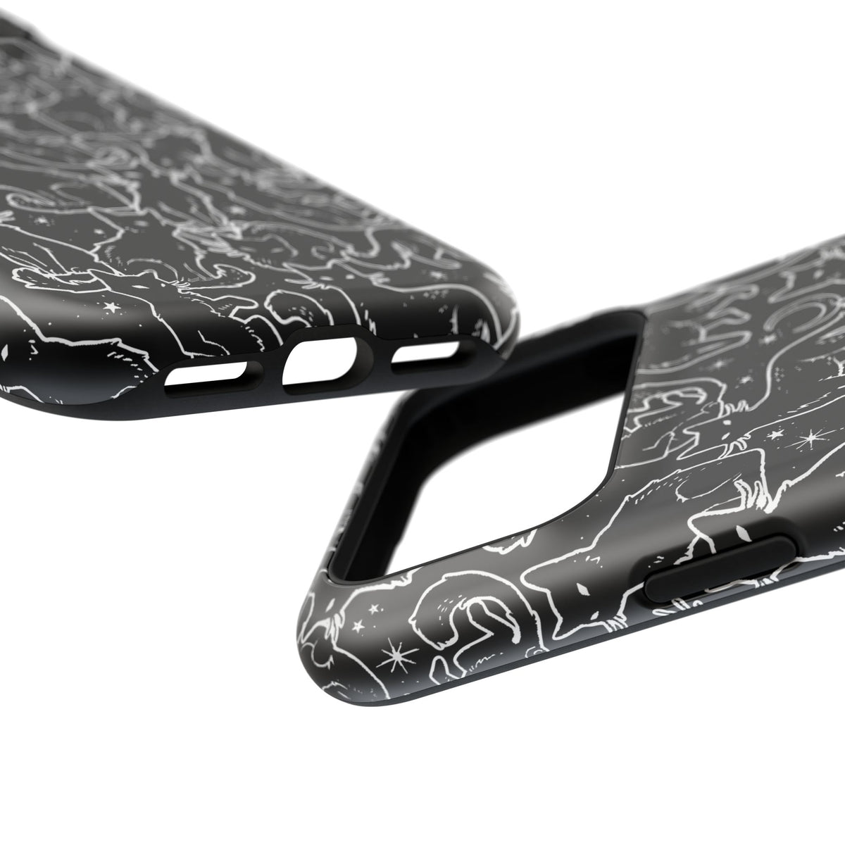 Black Cats MagSafe Tough iPhone Case