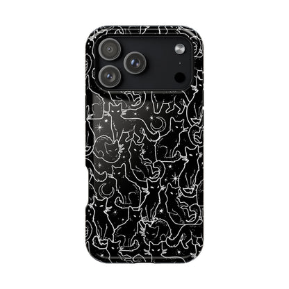 Black Cats MagSafe Tough iPhone Case