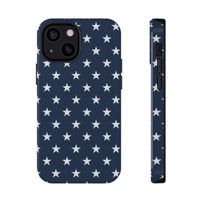 Deep Blue Stars MagSafe Tough iPhone Case