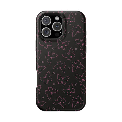 Midnight Flutter MagSafe Tough iPhone Case