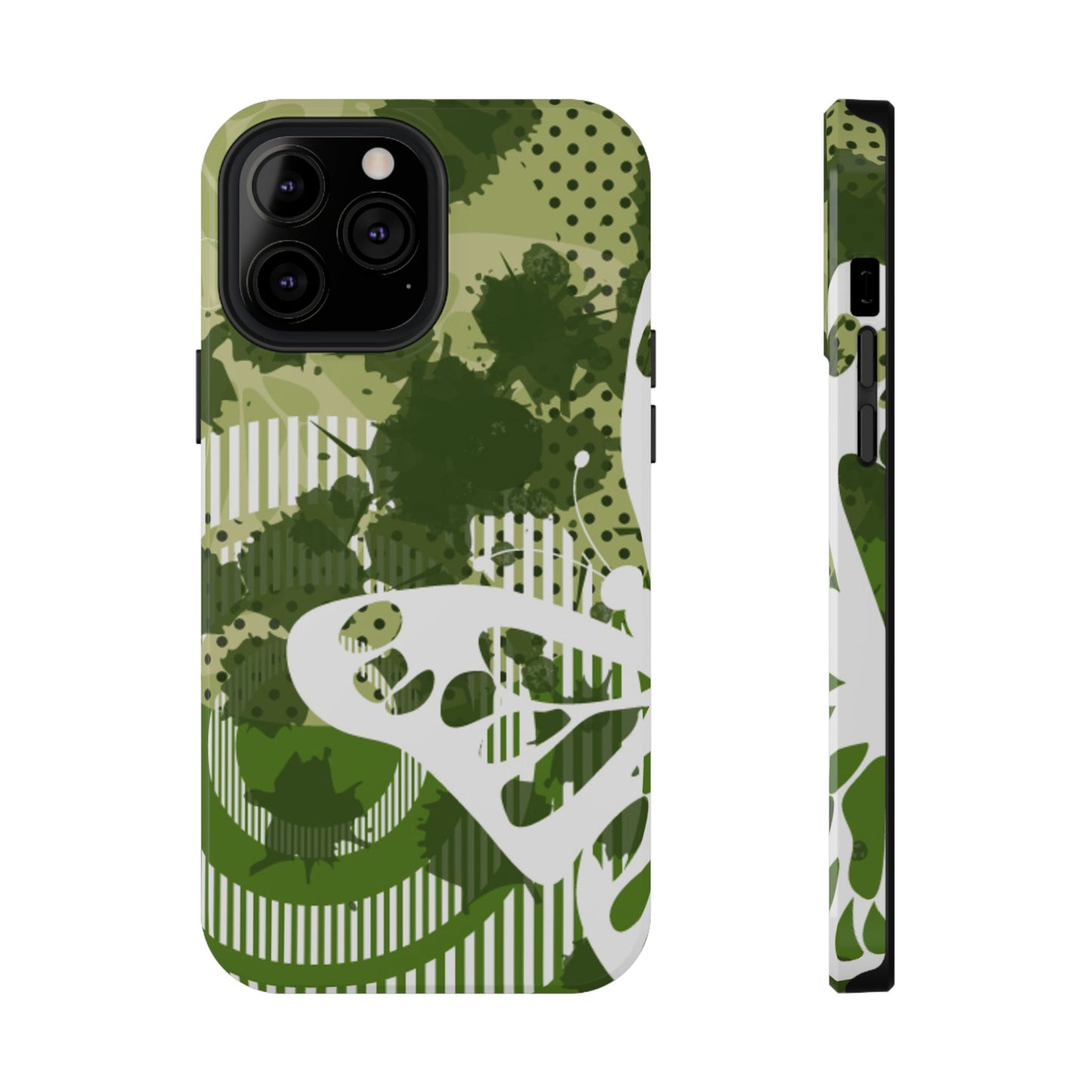 Green Echo Tough iPhone Case