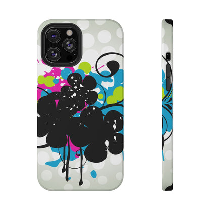 Electric Bloom Tough iPhone Case