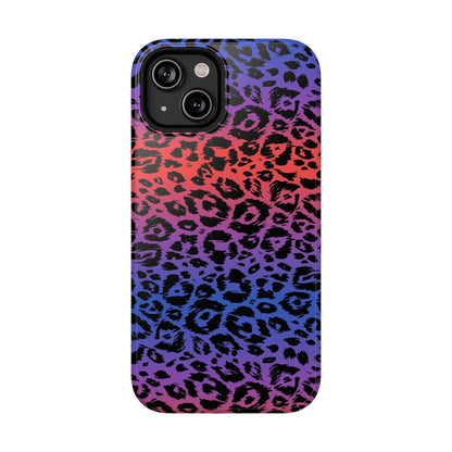 Leopard Gradient MagSafe Tough iPhone Case