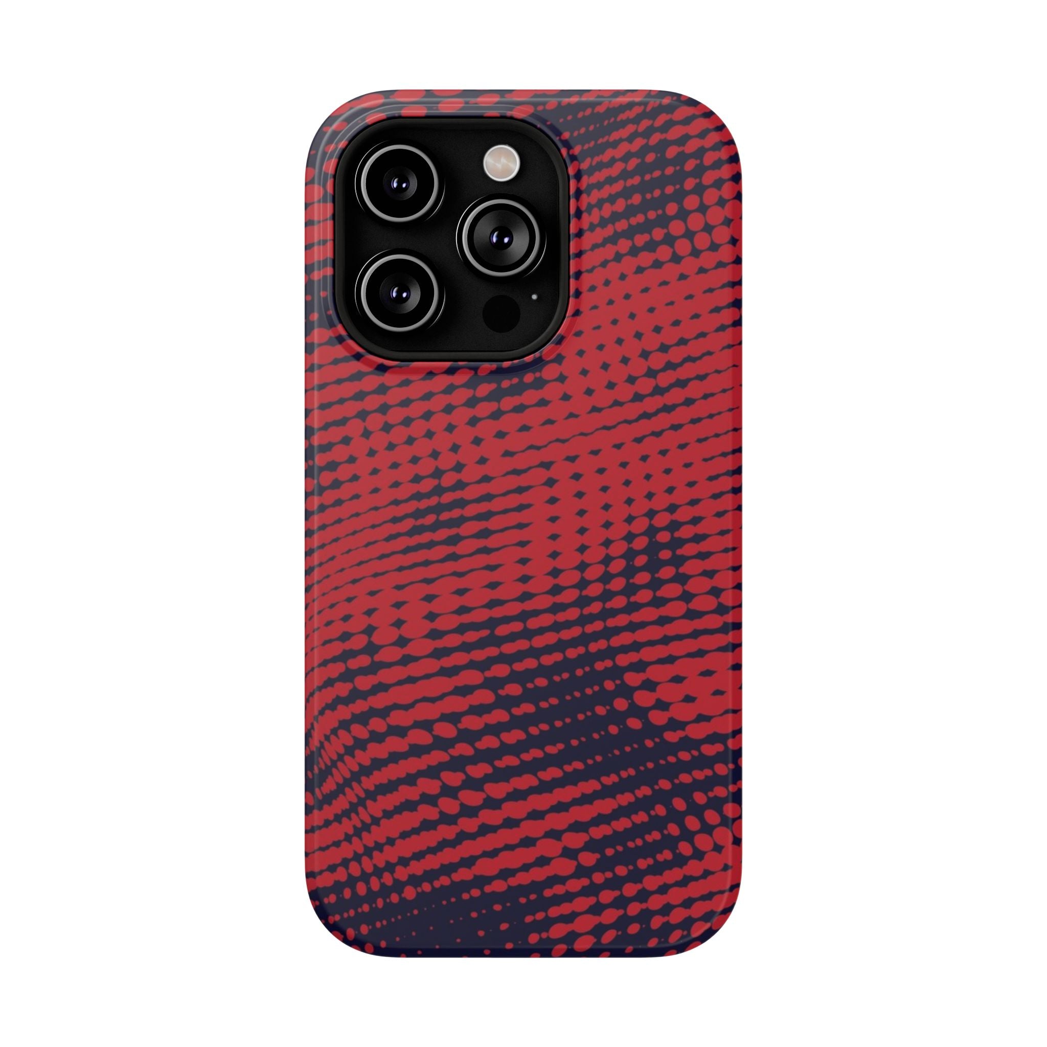Red Static Tough iPhone Case