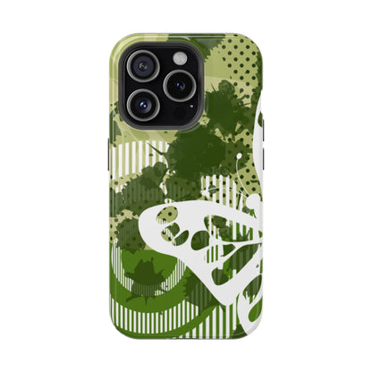 Green Echo Tough iPhone Case