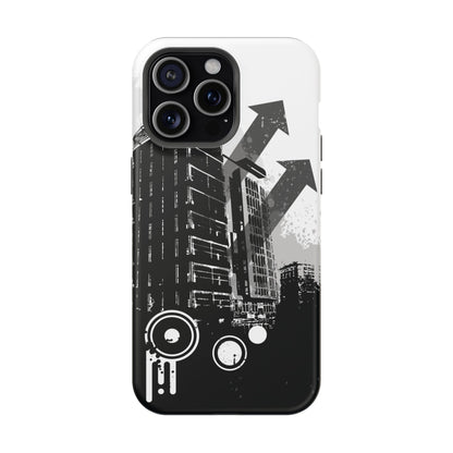 Monochrome City Tough iPhone Case