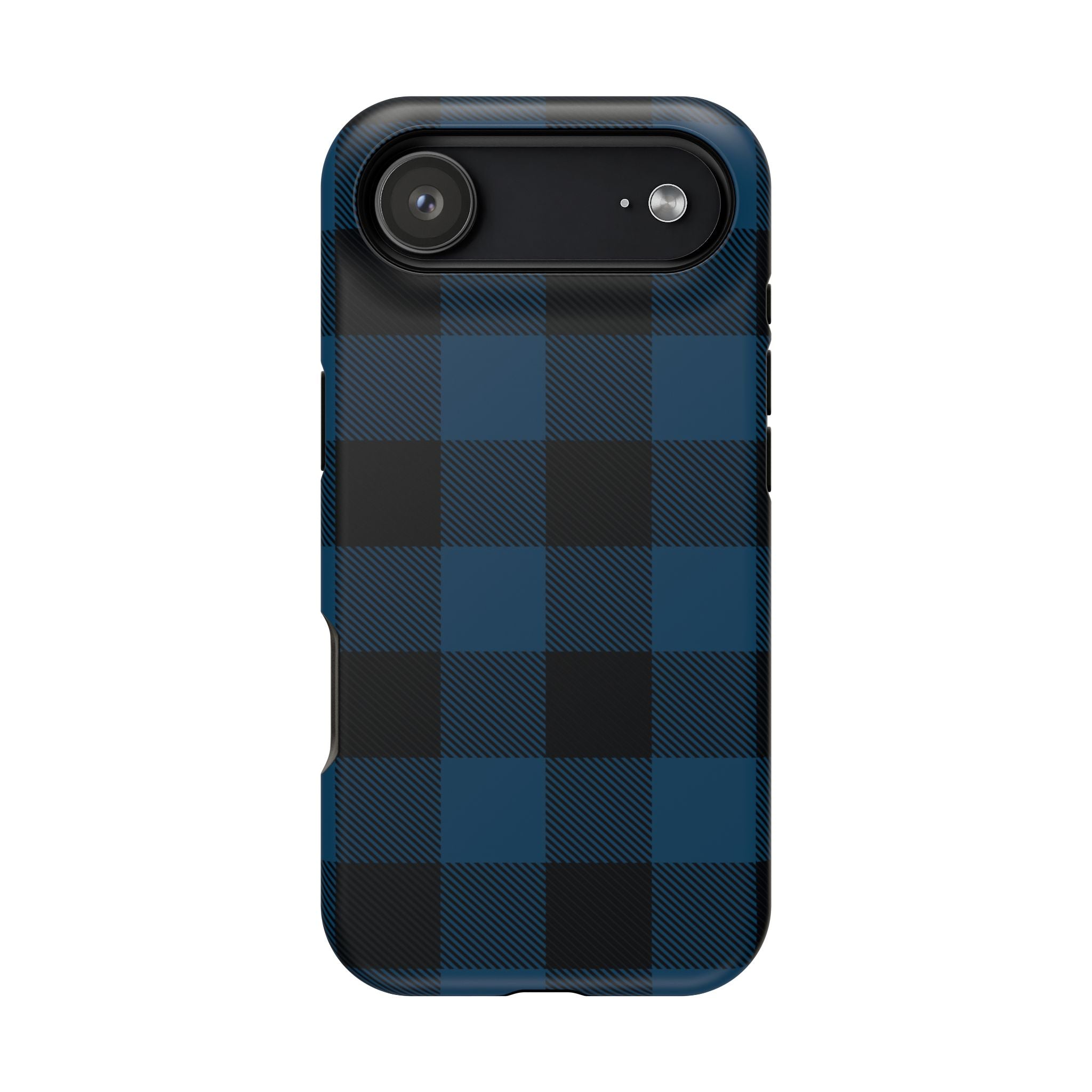 Blue Flannel Tough iPhone Case