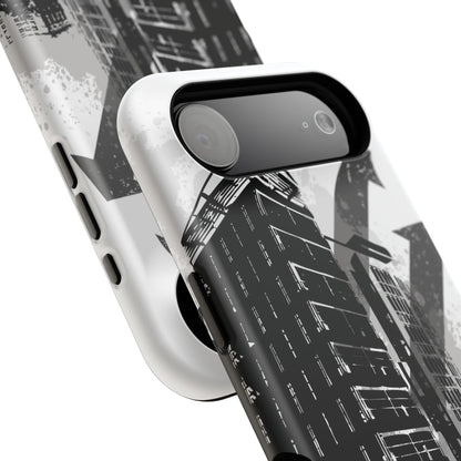 Monochrome City Tough iPhone Case
