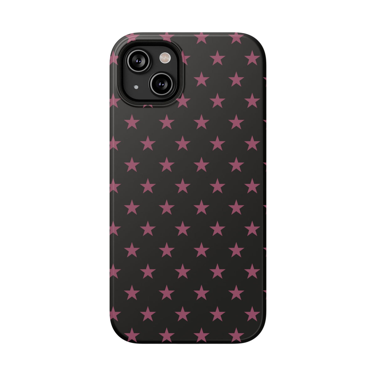 Burgundy Stars MagSafe Tough iPhone Case