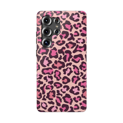 Pink Leopard Tough Samsung Case