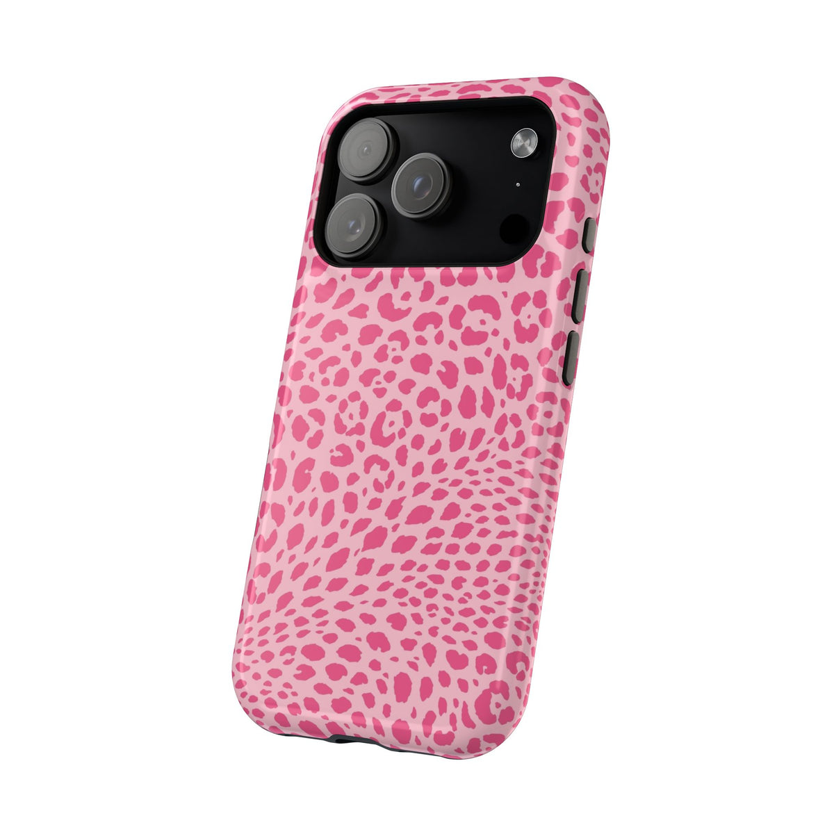 Light Pink Leopard MagSafe Tough iPhone Case