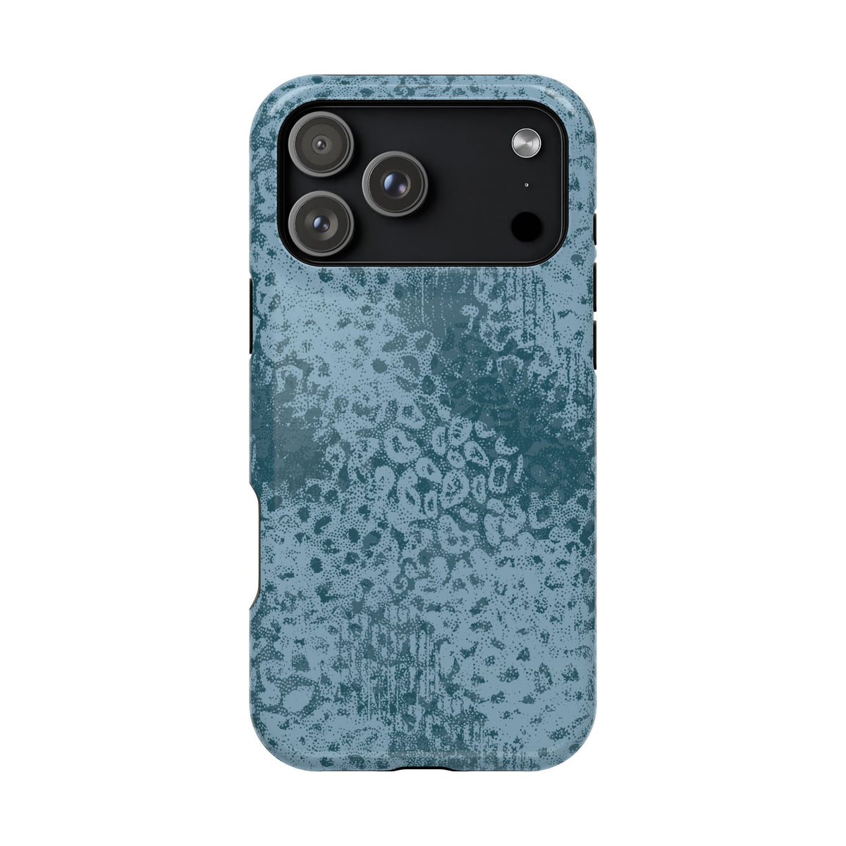 Blue Leopard MagSafe Tough iPhone Case
