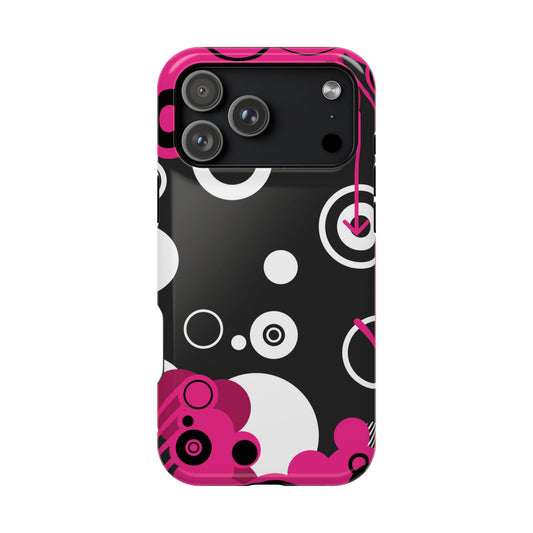Pink Arrow MagSafe Tough iPhone Case