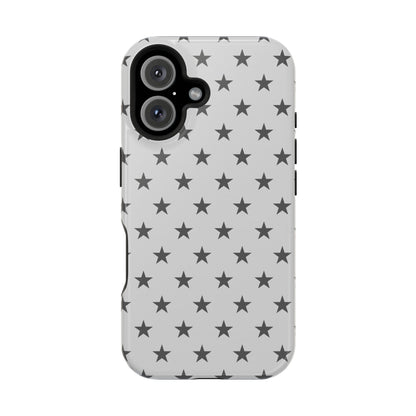 Grey Stars MagSafe Tough iPhone Case