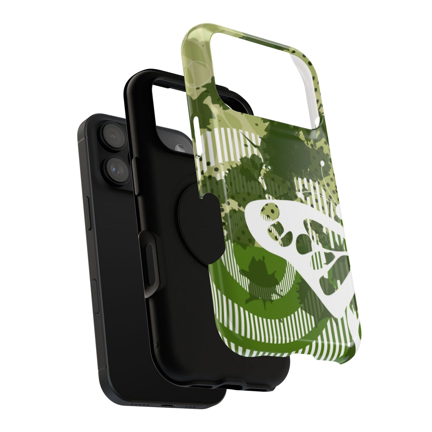 Green Echo Tough iPhone Case