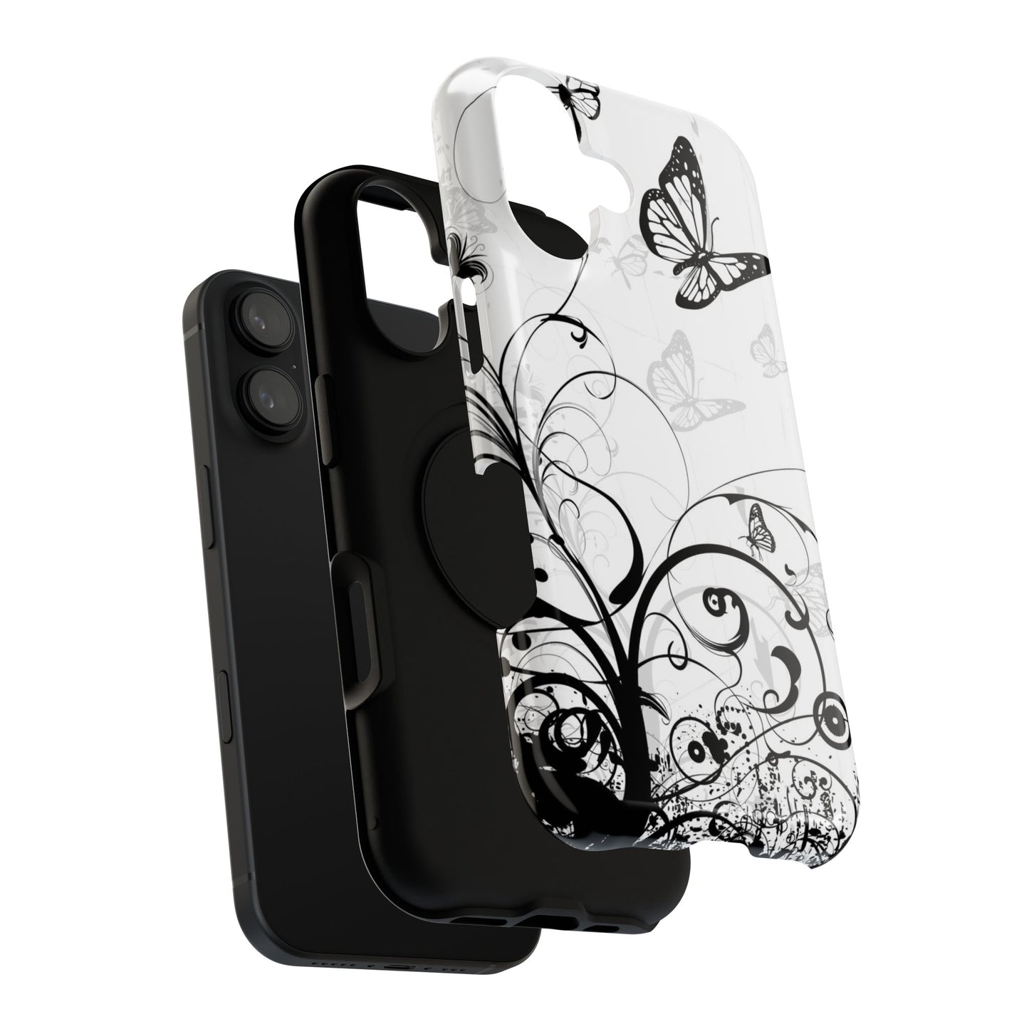 Night Flutter Tough iPhone Case