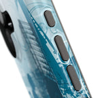 Blue Noise Tough iPhone Case
