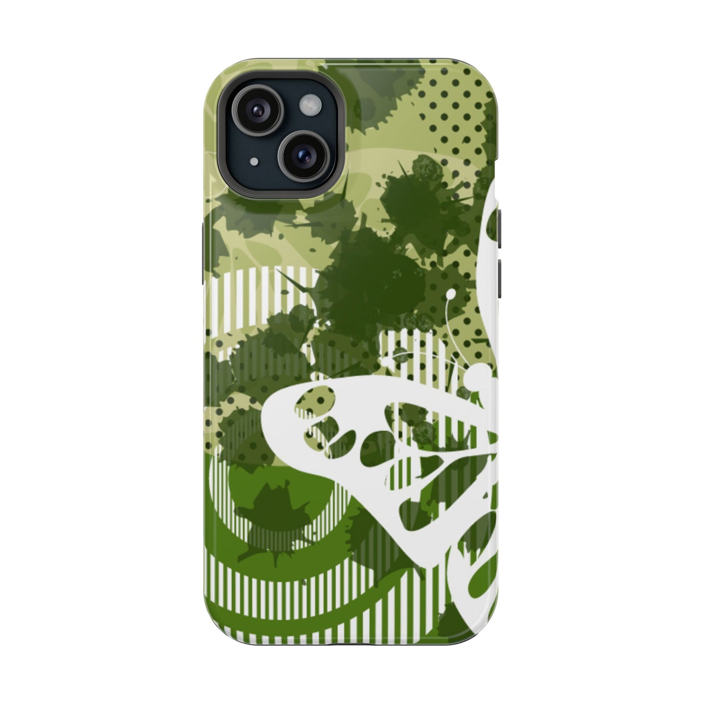 Green Echo Tough iPhone Case