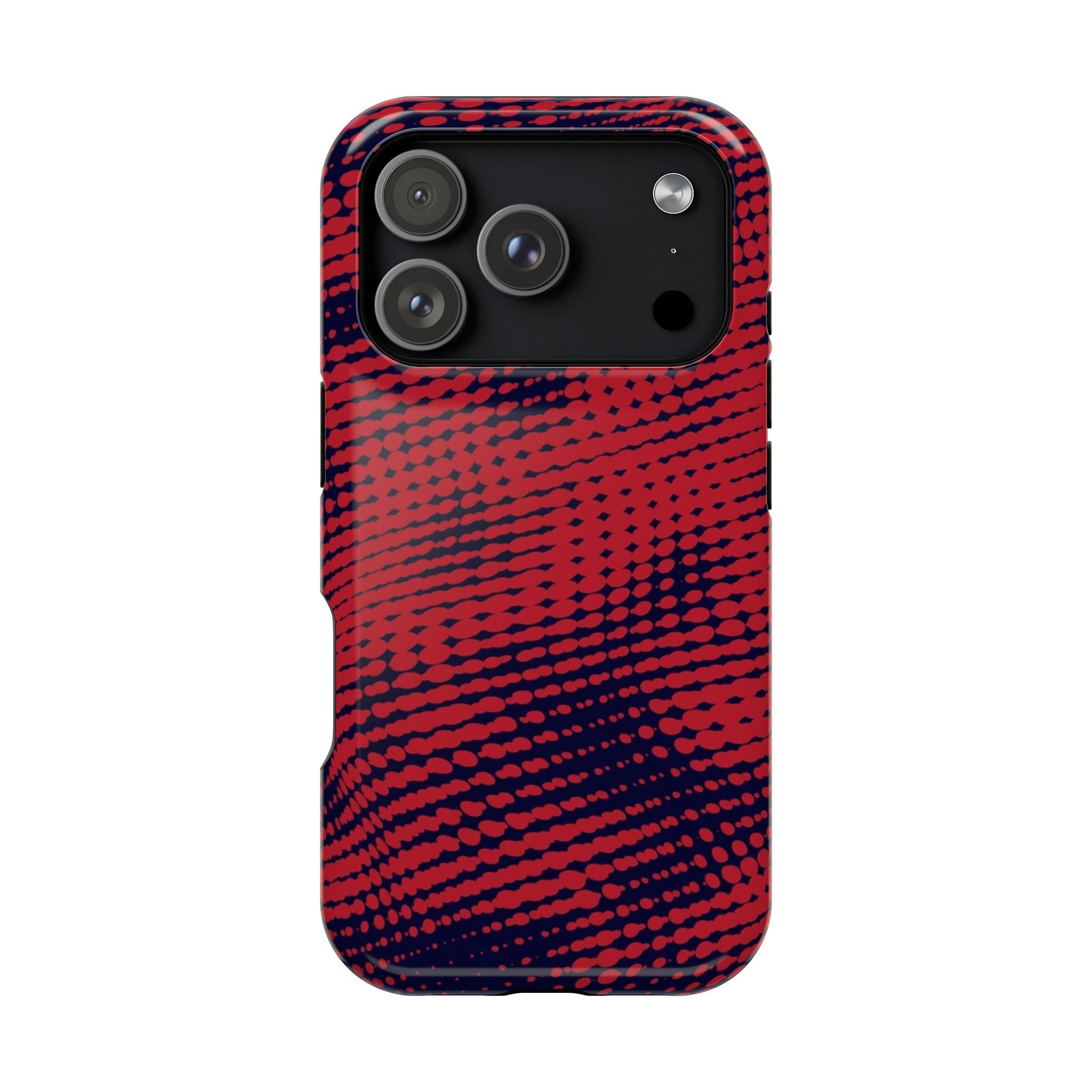 Red Static Tough iPhone Case