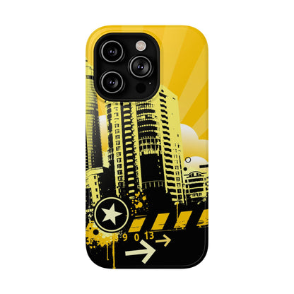 Yellow City Tough iPhone Case