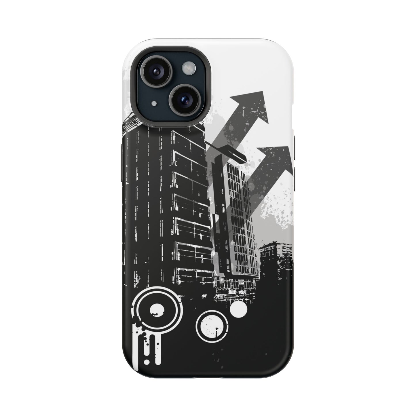 Monochrome City Tough iPhone Case