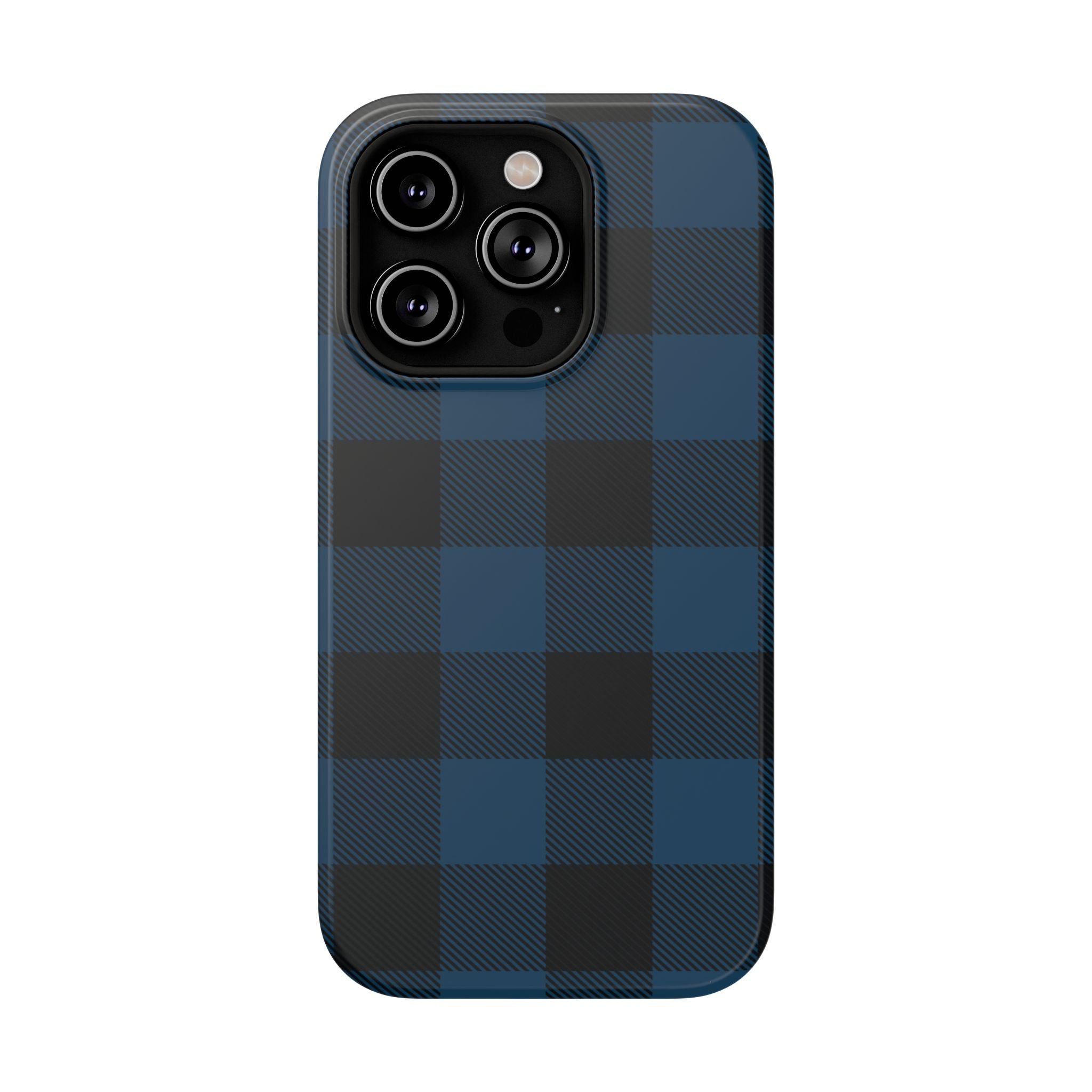 Blue Flannel Tough iPhone Case