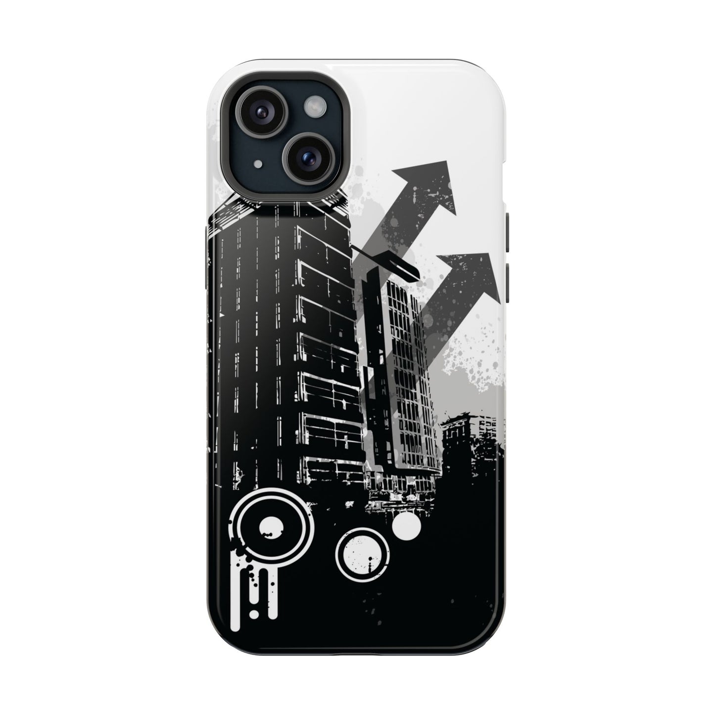Monochrome City Tough iPhone Case