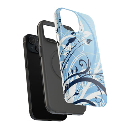 Bloom in Blue Tough iPhone Case
