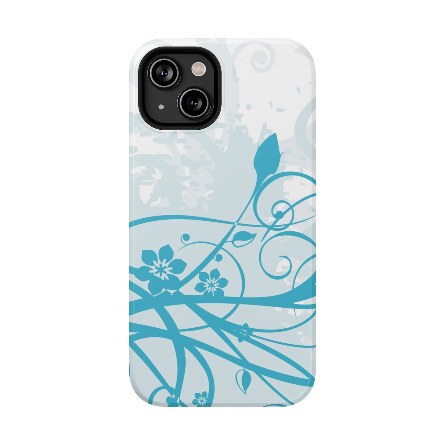 Blue Bloom Tough iPhone Case