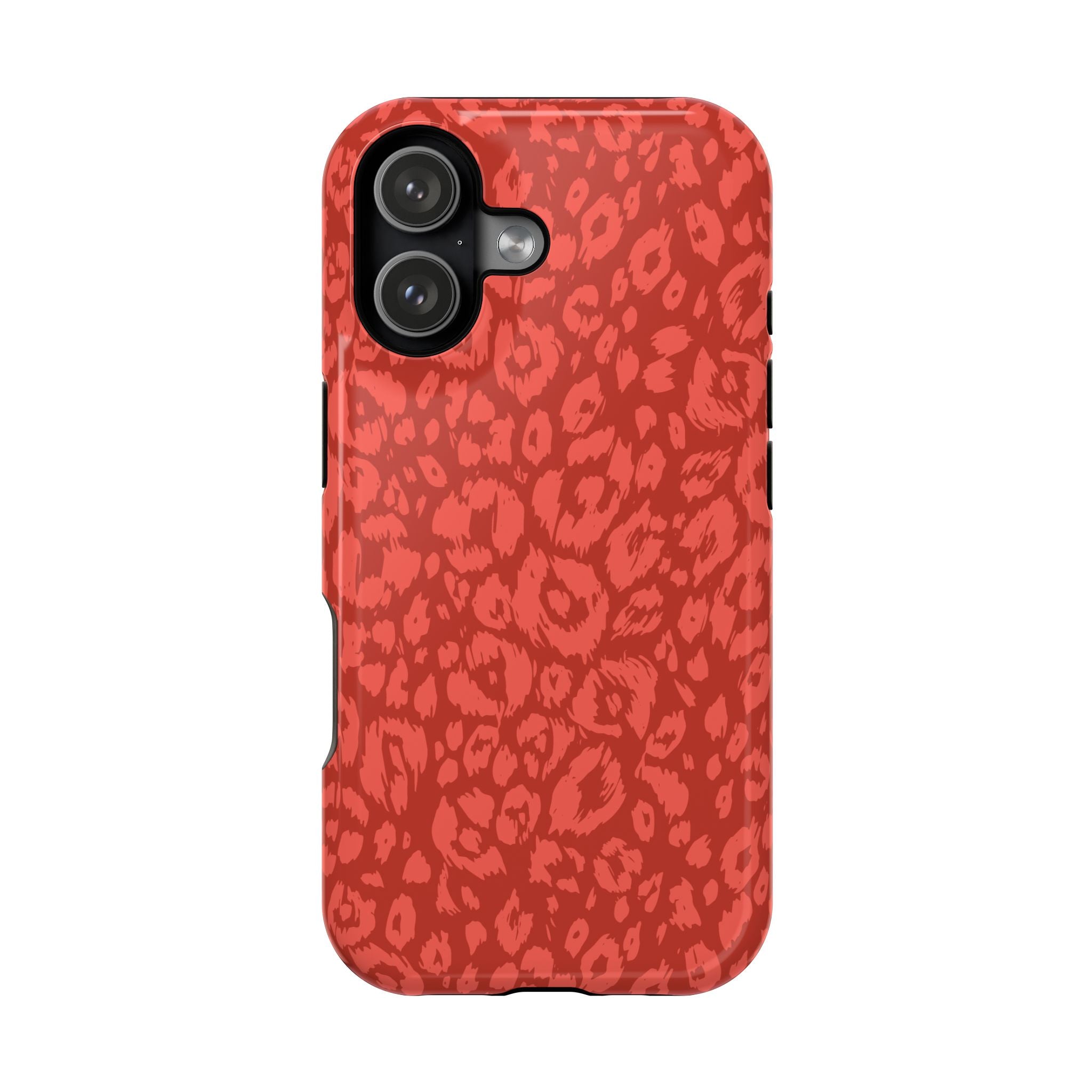 Red Leopard Tough iPhone Case