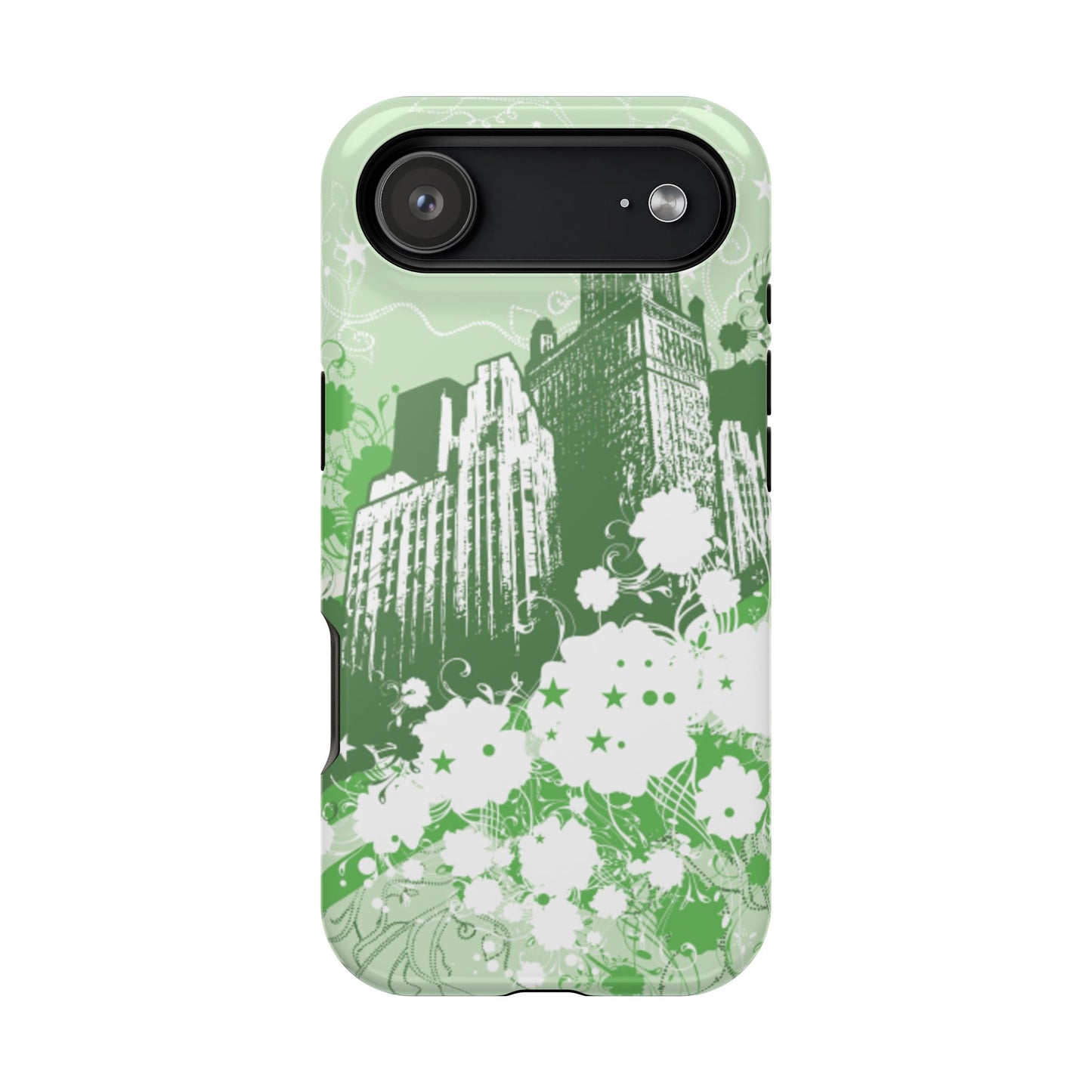 Green City Tough iPhone Case