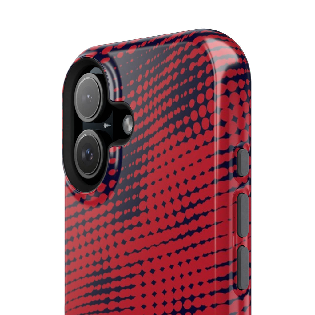 Red Static Tough iPhone Case