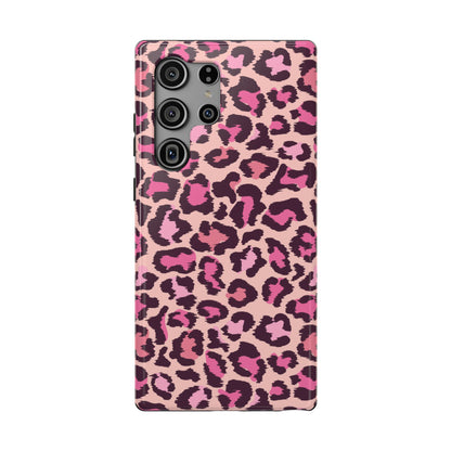 Pink Leopard Tough Samsung Case