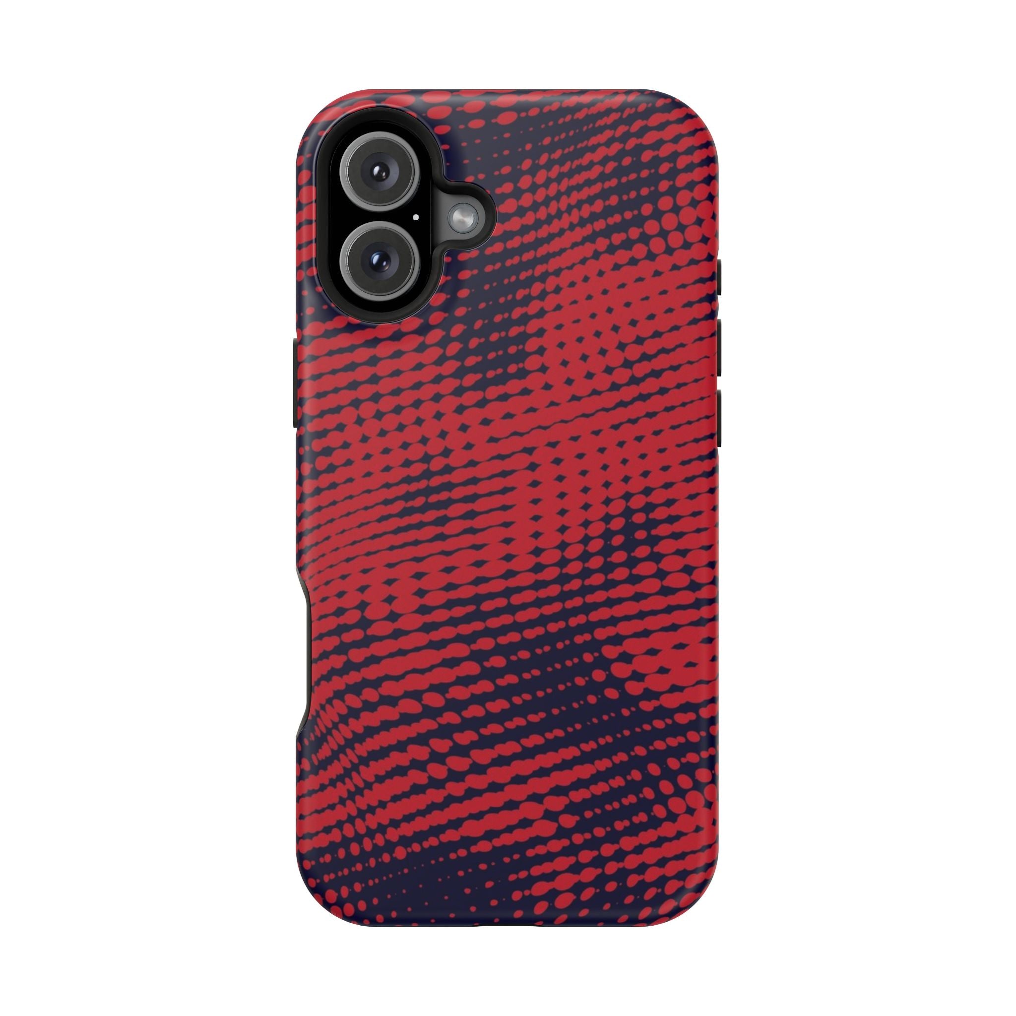 Red Static Tough iPhone Case