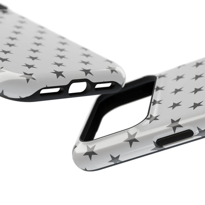 Grey Stars MagSafe Tough iPhone Case