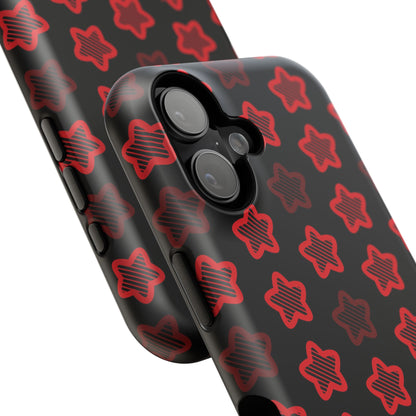 Red Stars Tough iPhone Case