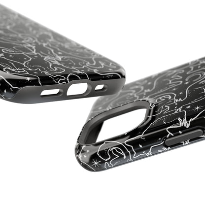 Black Cats MagSafe Tough iPhone Case