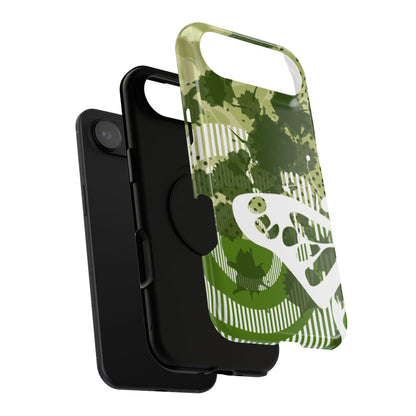 Green Echo Tough iPhone Case