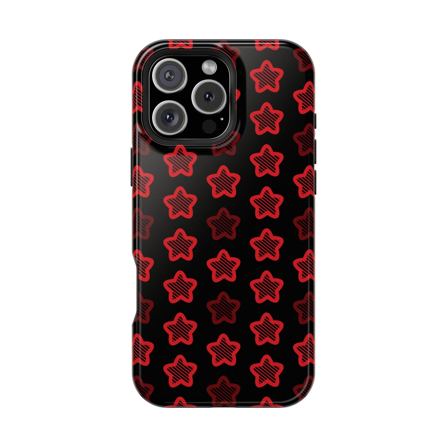 Red Stars Tough iPhone Case